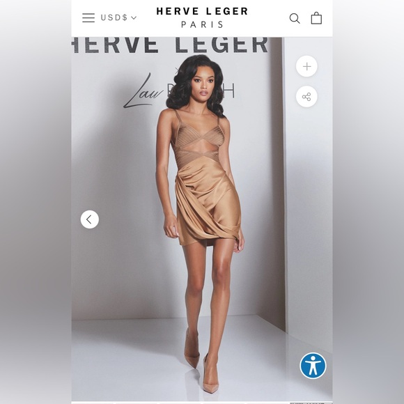 DRAPED CUTOUT MINI DRESS size 6 Brand New with Tags never worn - Picture 4 of 11